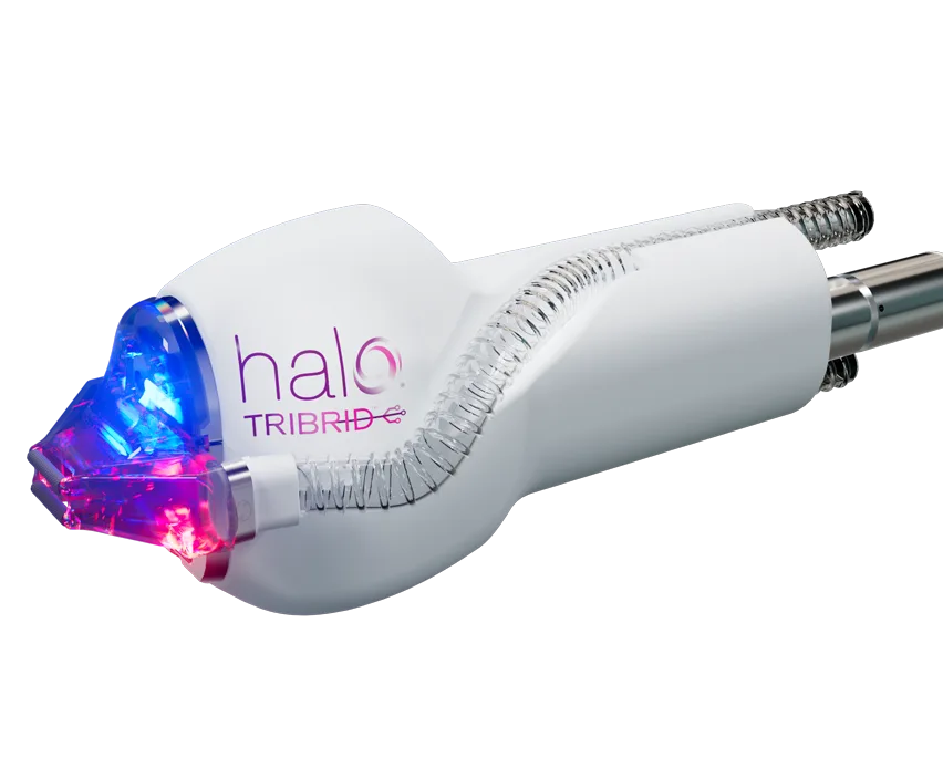 HALO TRIBRID handpiece close-up